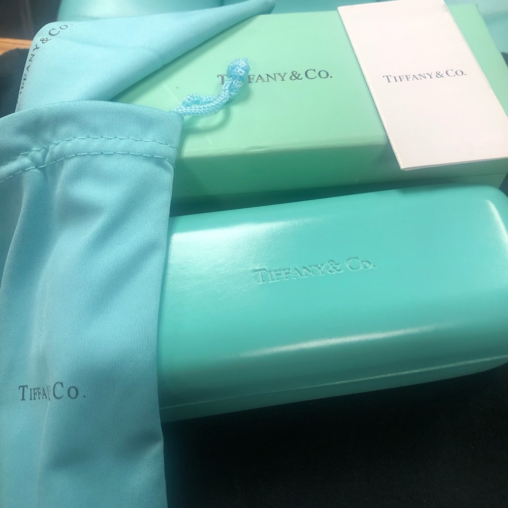 Tiffany & Co. eyeglass case, pouch,box, card,cloth